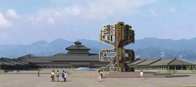 周原博物院擴建，工程建設(shè)建筑面積80500平方米
