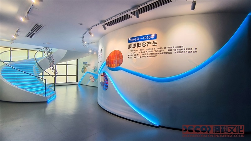 如何在展覽廳設計中運用多媒體技術來強化主題表達？